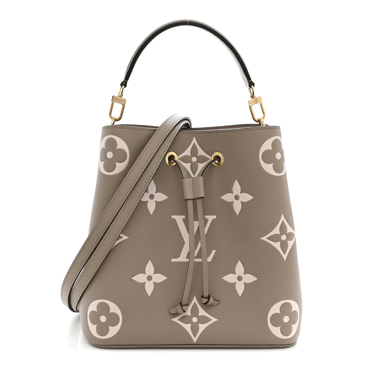 Louis Vuitton Empreinte Monogram Giant Neonoe MM Tourterelle Creme 1 of 11
