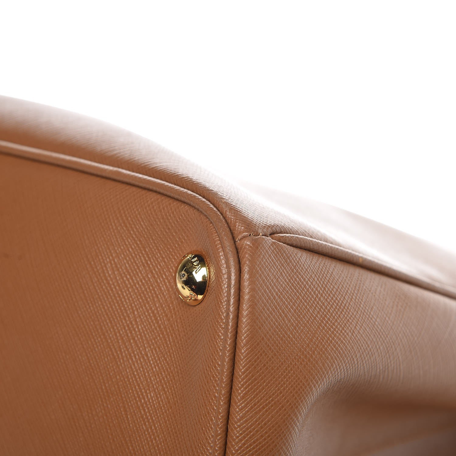 Prada Saffiano Lux Large Tote Caramel 11 of 12