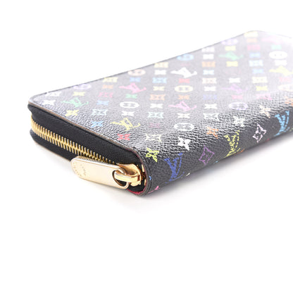 Louis Vuitton Monogram Multicolor Zippy Wallet Black Grenade 5 of 10