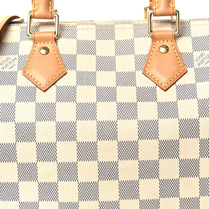 Louis Vuitton Damier Azur Speedy Bandouliere 25 8 of 10