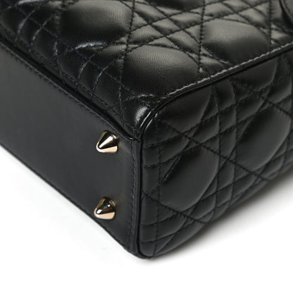Christian Dior Lambskin Cannage Small Lucky Badges My Lady Dior Black 7 of 11