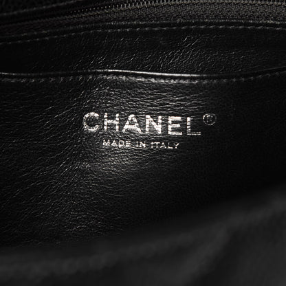 Chanel Caviar Quilted Jumbo Single Flap Black 7 of 9