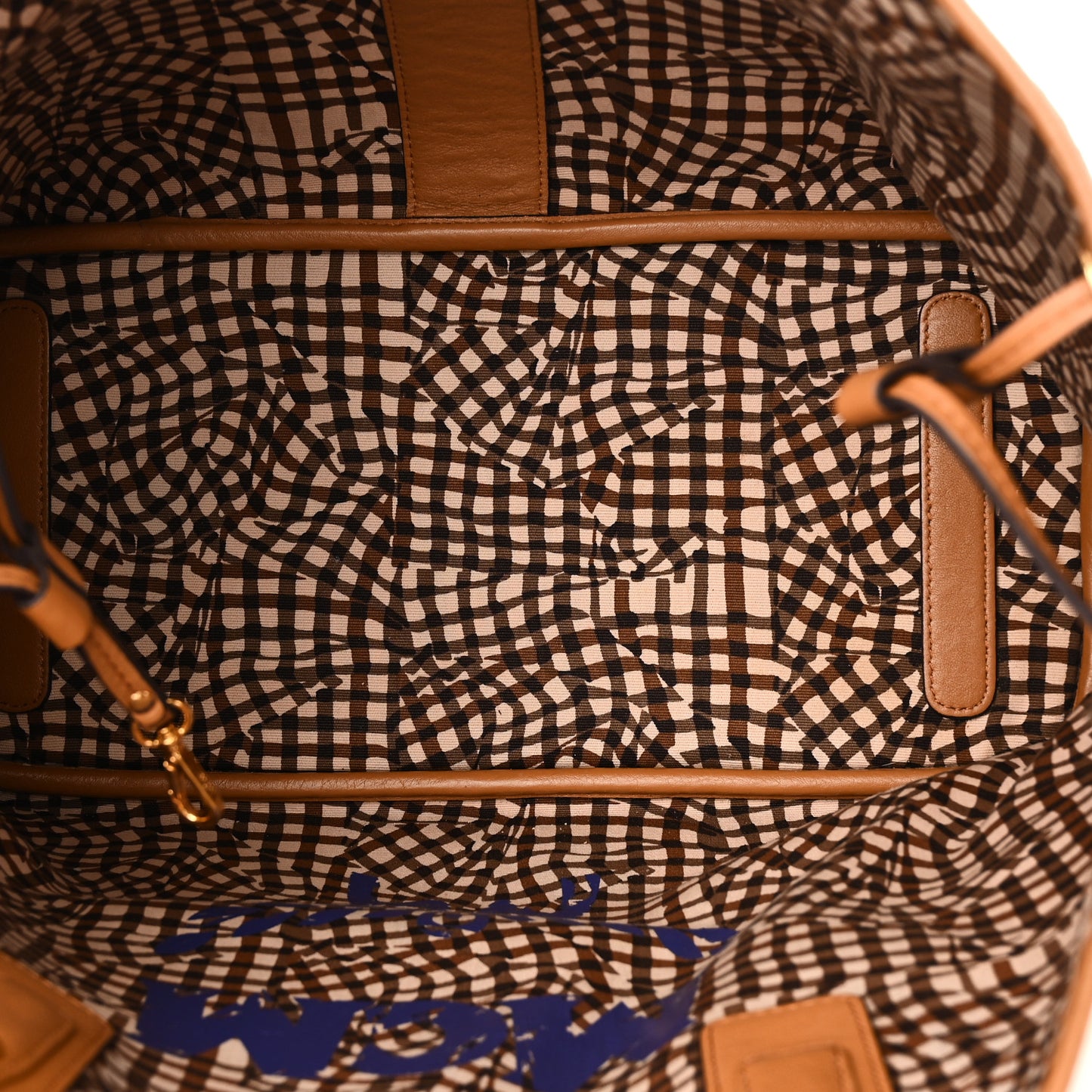 Visetos Medium Liz Reversible Shopper Tote Cognac