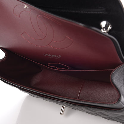 Chanel Caviar Quilted Jumbo Double Flap Black 6 of 7