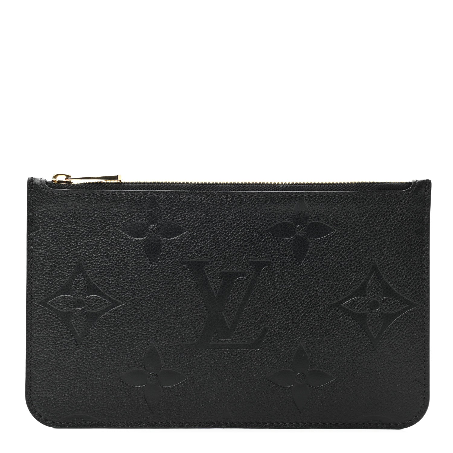 Louis Vuitton Empreinte Monogram Giant Neverfull MM Pochette Black 1 of 6