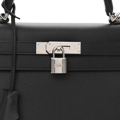 Hermes Epsom Kelly Sellier 28 Black 8 of 12