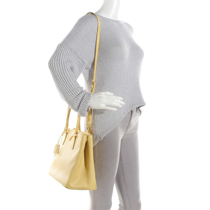 Prada Saffiano Medium Galleria Double Zip Tote Ginestra 2 of 9