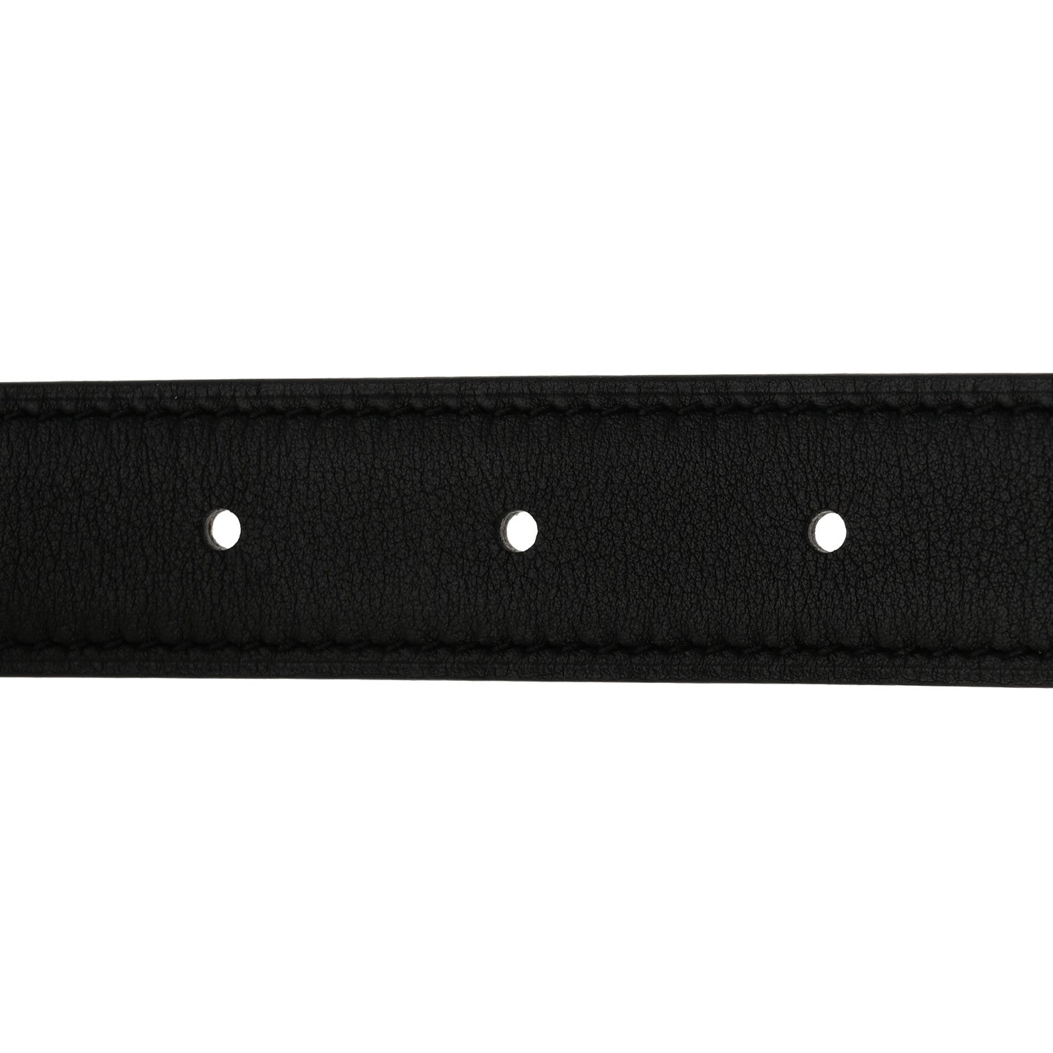 Hermes Swift Epsom 24mm Belt Strap 80 32 Black Etoupe 7 of 8