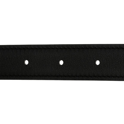 Hermes Swift Epsom 24mm Belt Strap 80 32 Black Etoupe 7 of 8