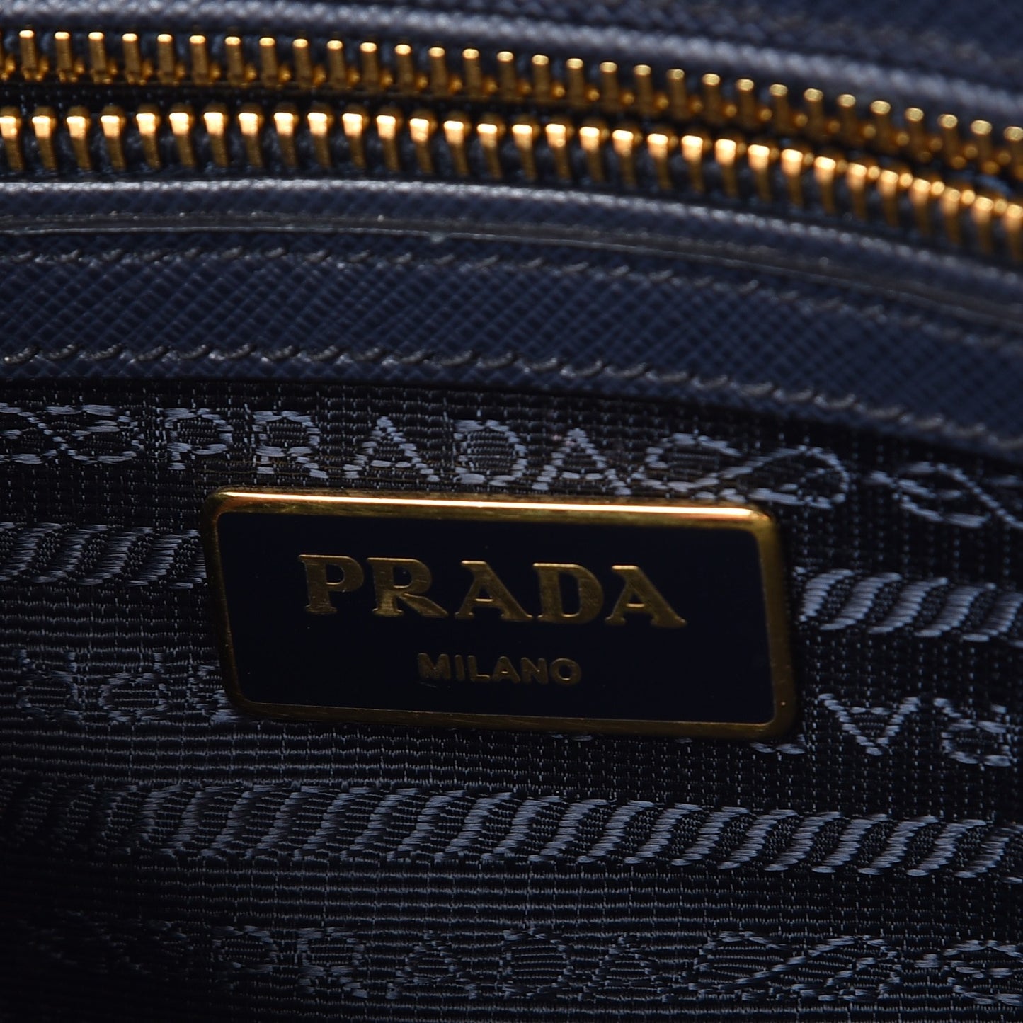 Saffiano Mini Galleria Double Zip Tote Baltico