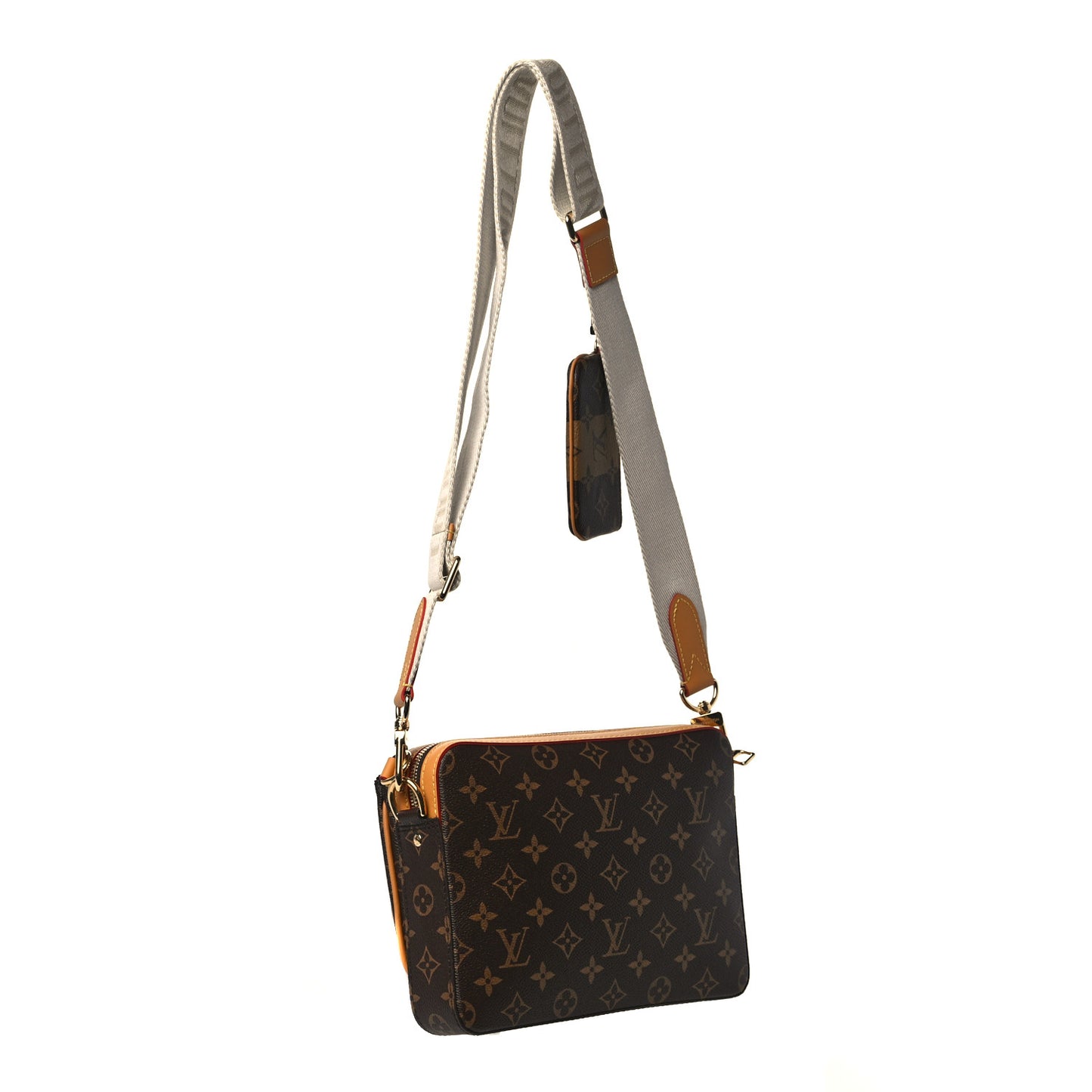 X NIGO Reverse Monogram Stripes Trio Messenger