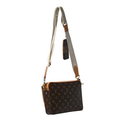 Louis Vuitton X NIGO Reverse Monogram Stripes Trio Messenger 3 of 13
