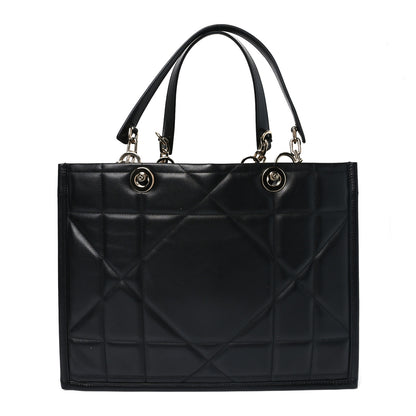 Christian Dior Calfskin Archicannage Medium Essential Tote Black 1 of 9