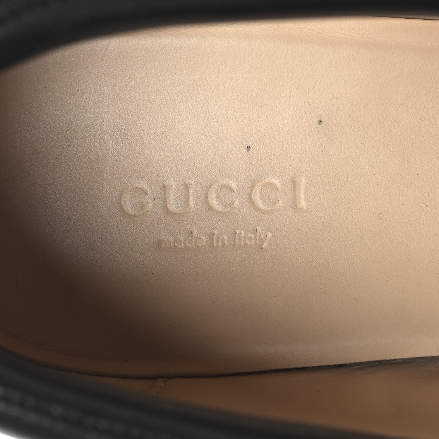 Gucci Magnum Calfskin Nappa Samoa Womens Horsebit Platform Chunky Lug Sole 40mm Loafers 38.5  Black 9 of 9