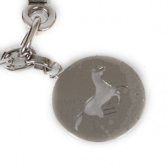 Hermes Palladium Breloque Bag Charm Silver 4 of 6