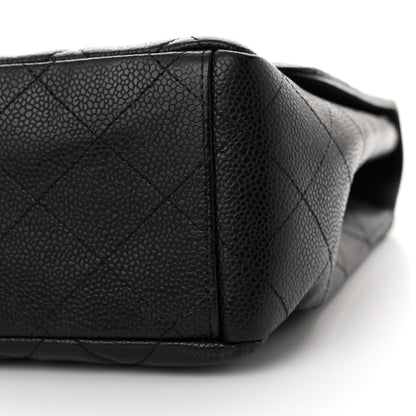 Chanel Caviar Maxi Single Flap Black 10 of 12