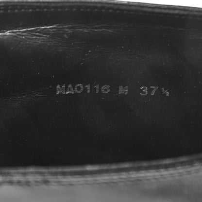 Louis Vuitton Calfskin Overdrive Flat Calf High Boots 37.5 Black 8 of 9