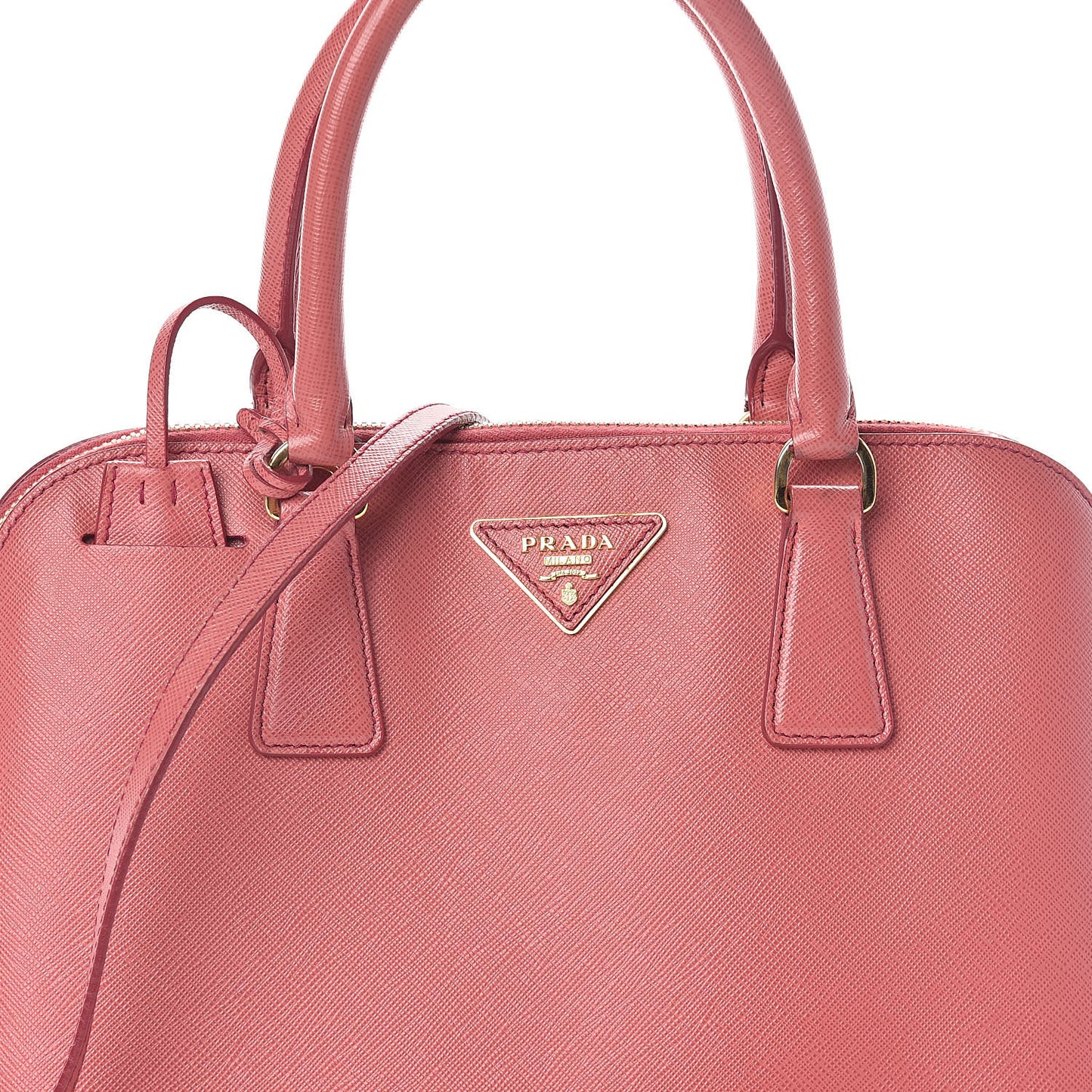 Saffiano Lux Medium Promenade Tote Peonia
