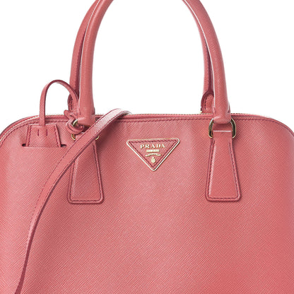 Prada Saffiano Lux Medium Promenade Tote Peonia 7 of 9
