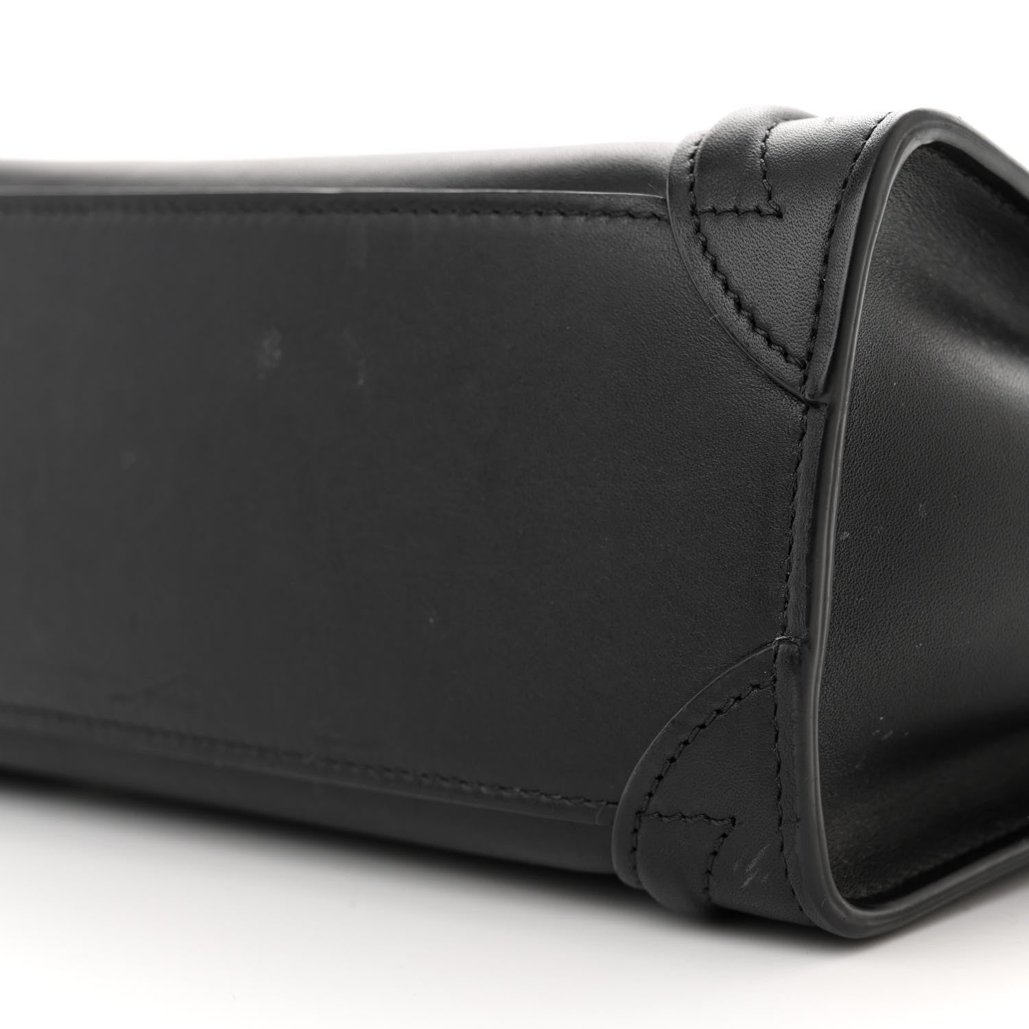 Celine Smooth Calfskin Nano Luggage Black 9 of 12
