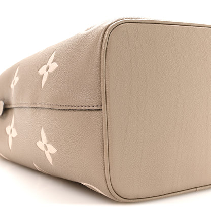 Louis Vuitton Empreinte Monogram Giant Neonoe MM Tourterelle Creme 9 of 10