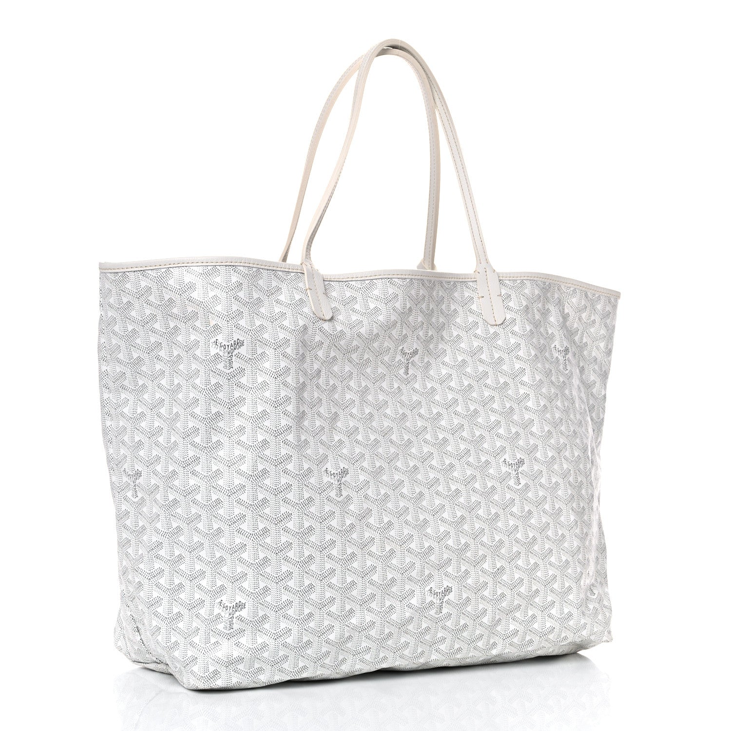 Goyard Goyardine Saint Louis GM White 3 of 12
