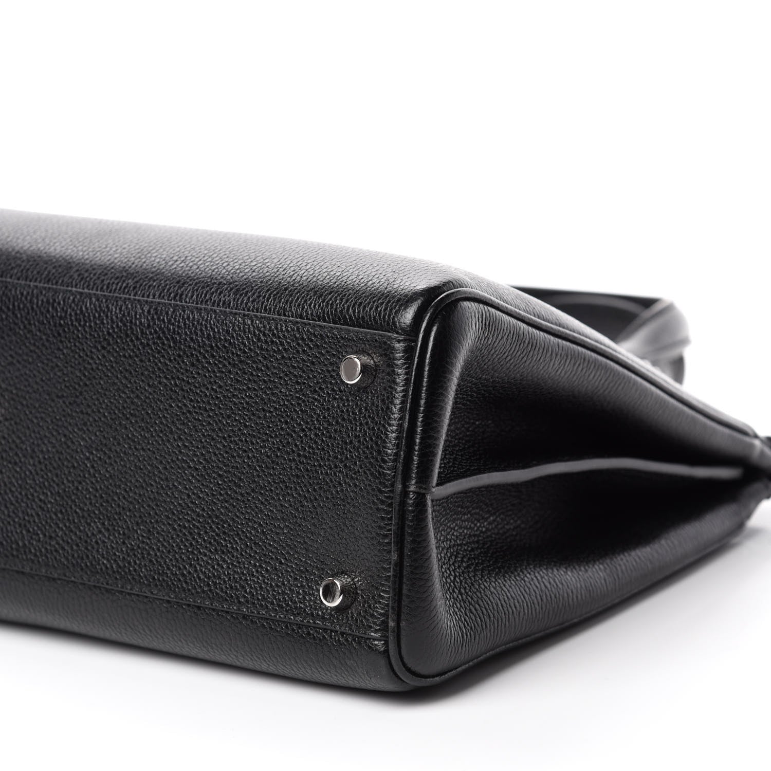 Gucci Grainy Calfskin Medium Zumi Top Handle Bag Black 7 of 11