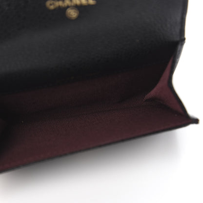 Chanel Caviar Quilted Flap Card Holder Black 5 of 9