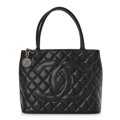 Chanel Caviar Quilted Medallion Tote Black 1 of 11
