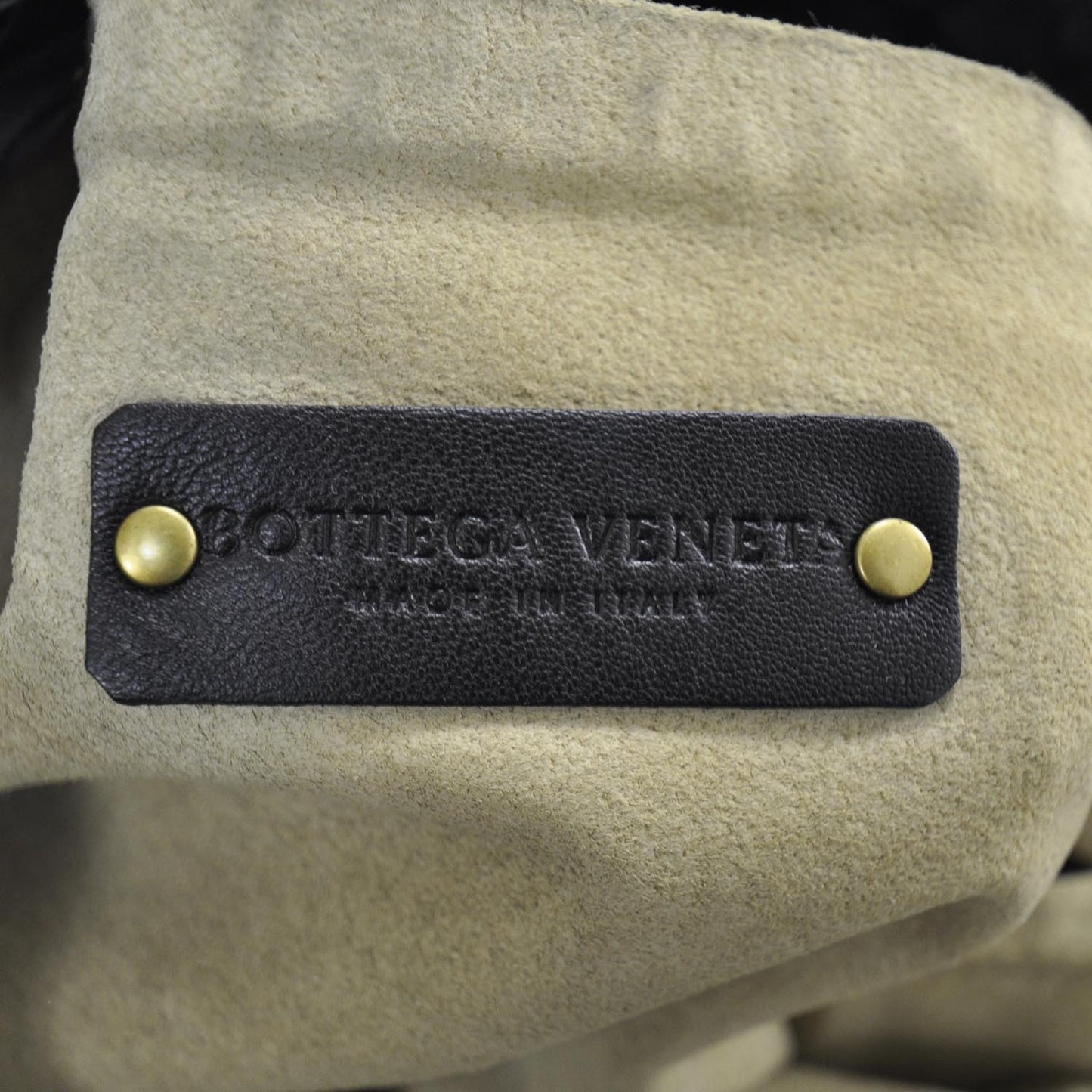 Nappa Intrecciato Shoulder Bag Nero Black