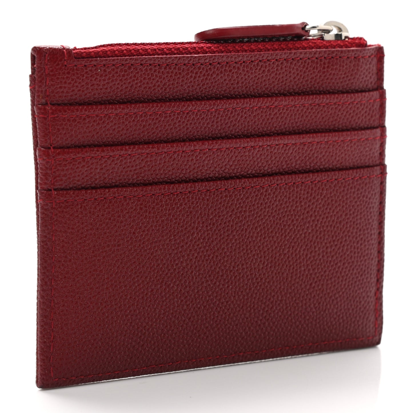 Caviar CC Zip Card Holder Red