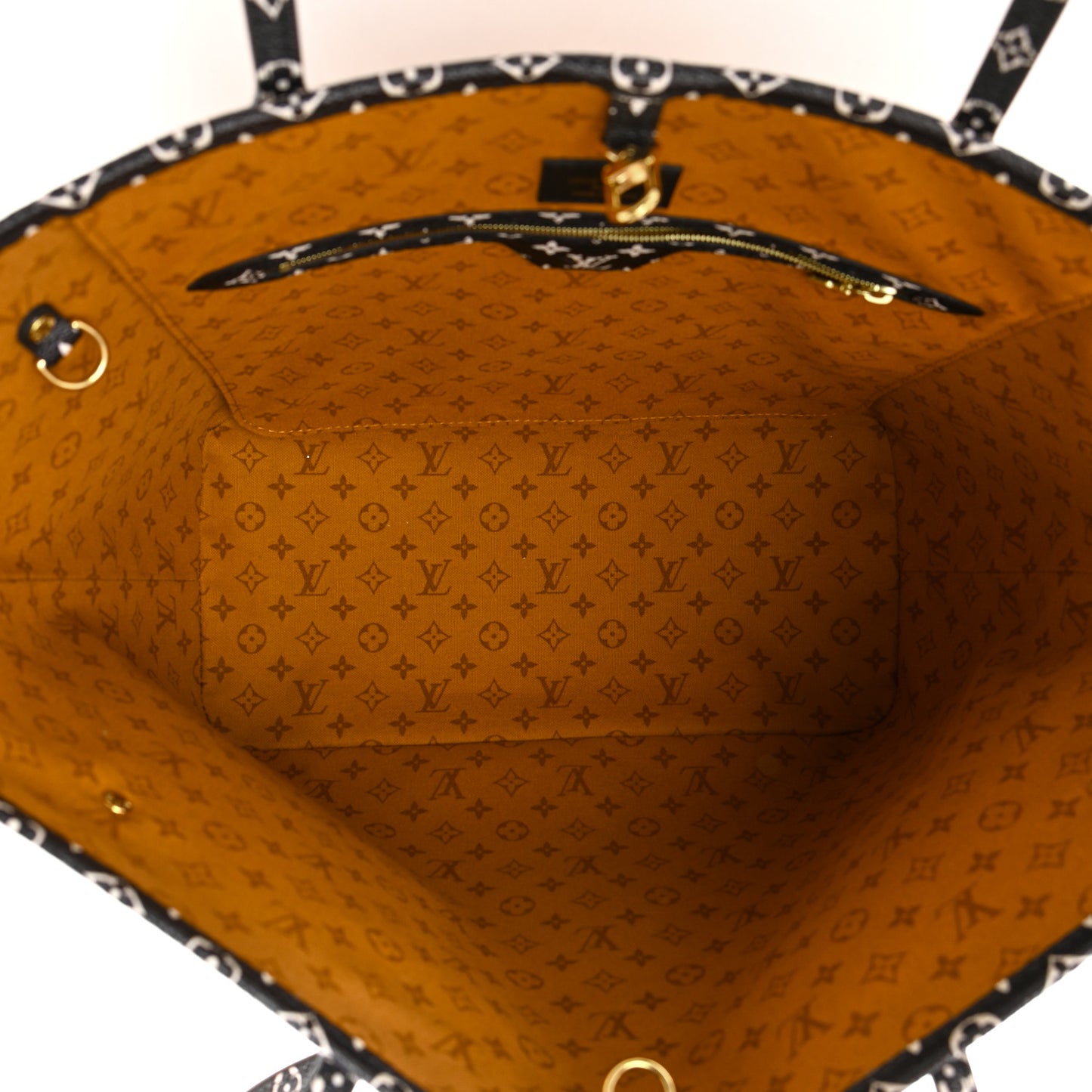 Monogram Giant Crafty Neverfull MM Creme Caramel