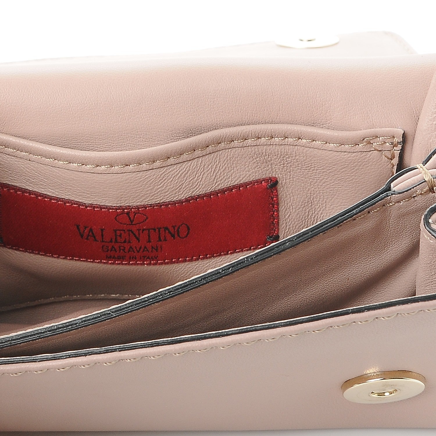 Valentino Garavani Nappa Crystal Va Va Voom Shoulder Bag Poudre 7 of 11