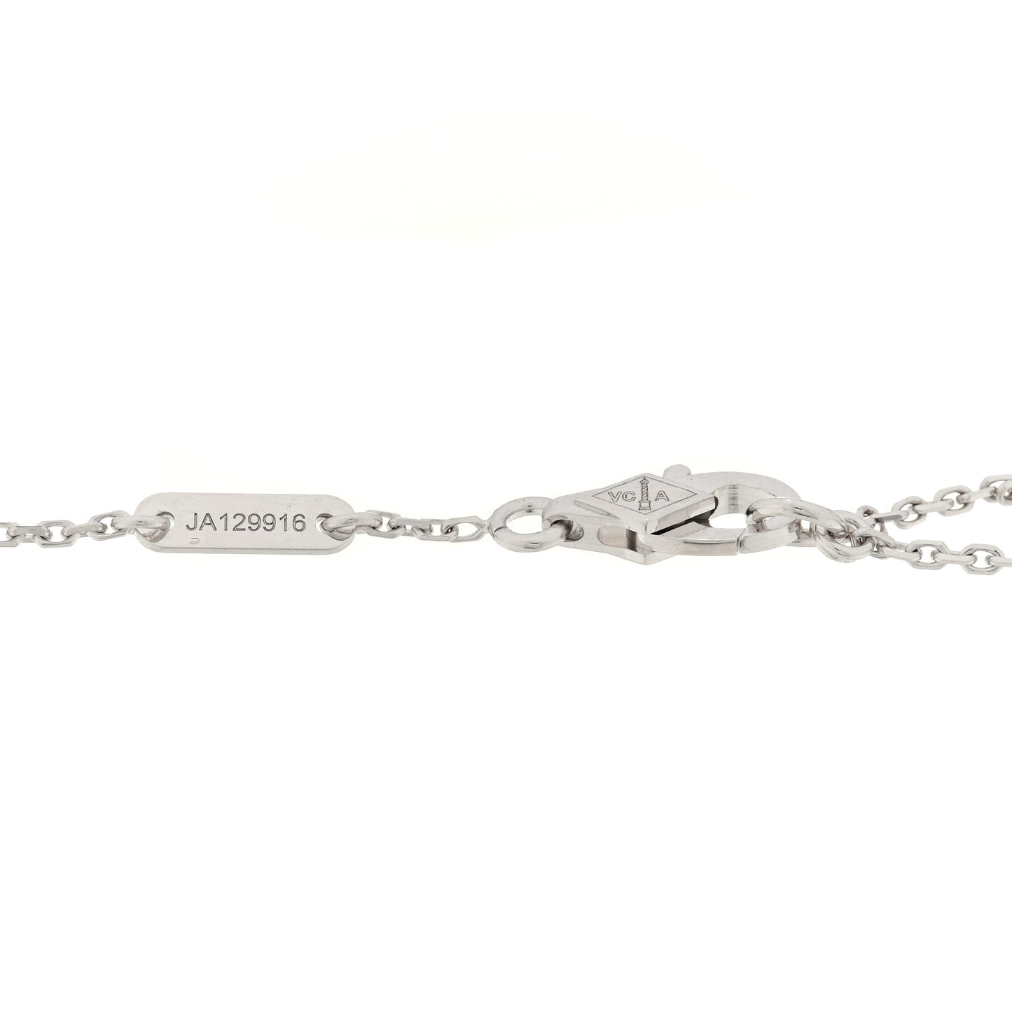18K White Gold Turquoise Sweet Alhambra Butterfly Bracelet