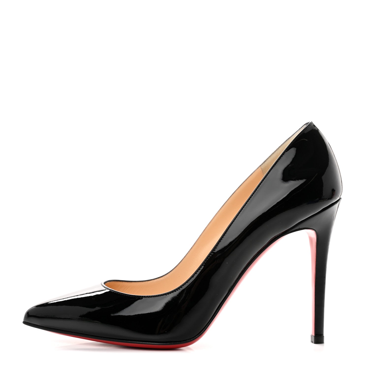 Christian Louboutin Patent Pigalle Follies 100 Pumps 39.5 Black 1 of 11