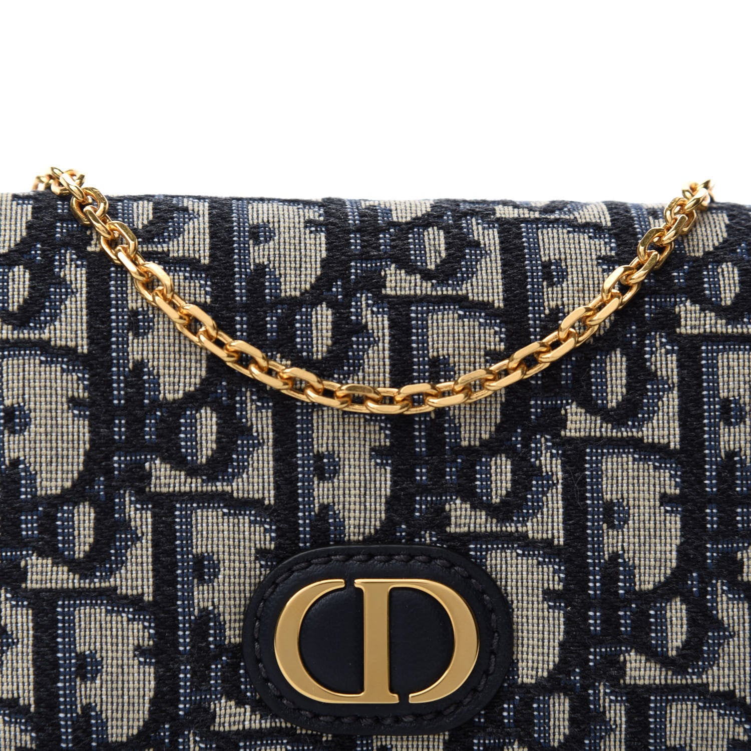 Christian Dior Oblique Nano 30 Montaigne Pouch Blue 9 of 10