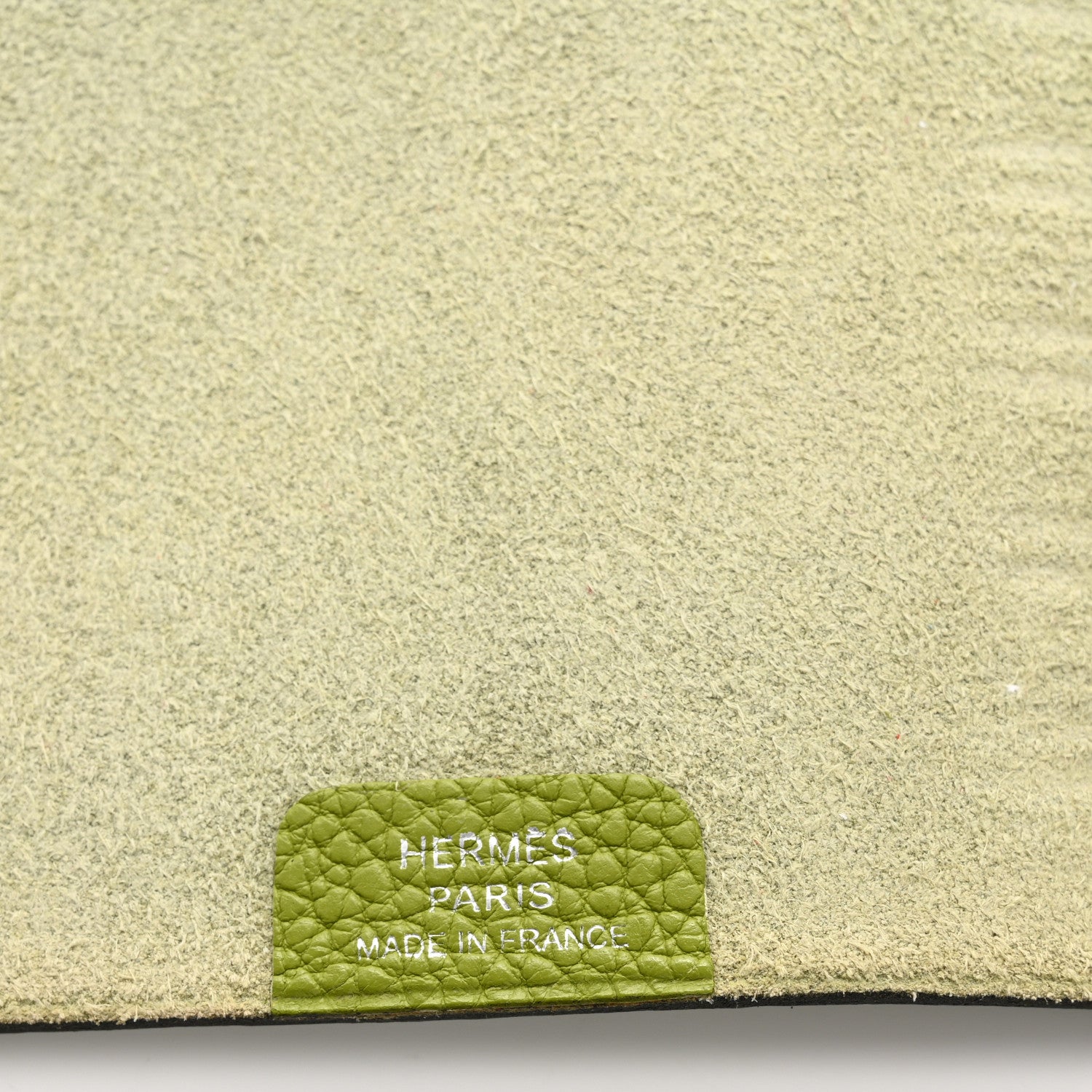 Hermes Togo Ulysse PM Notebook Cover Vert Anis 6 of 13