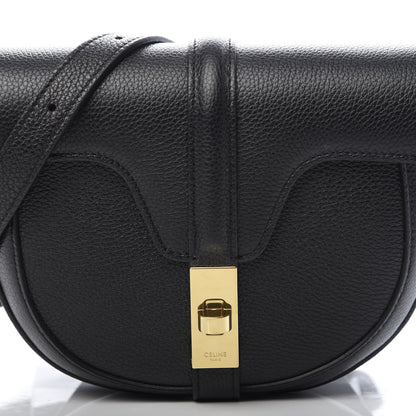 Celine Grained Calfskin Besace Small 16 Black 6 of 8