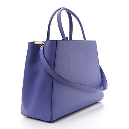 Fendi Vitello Elite Regular 2Jours Tote Cassis 3 of 15