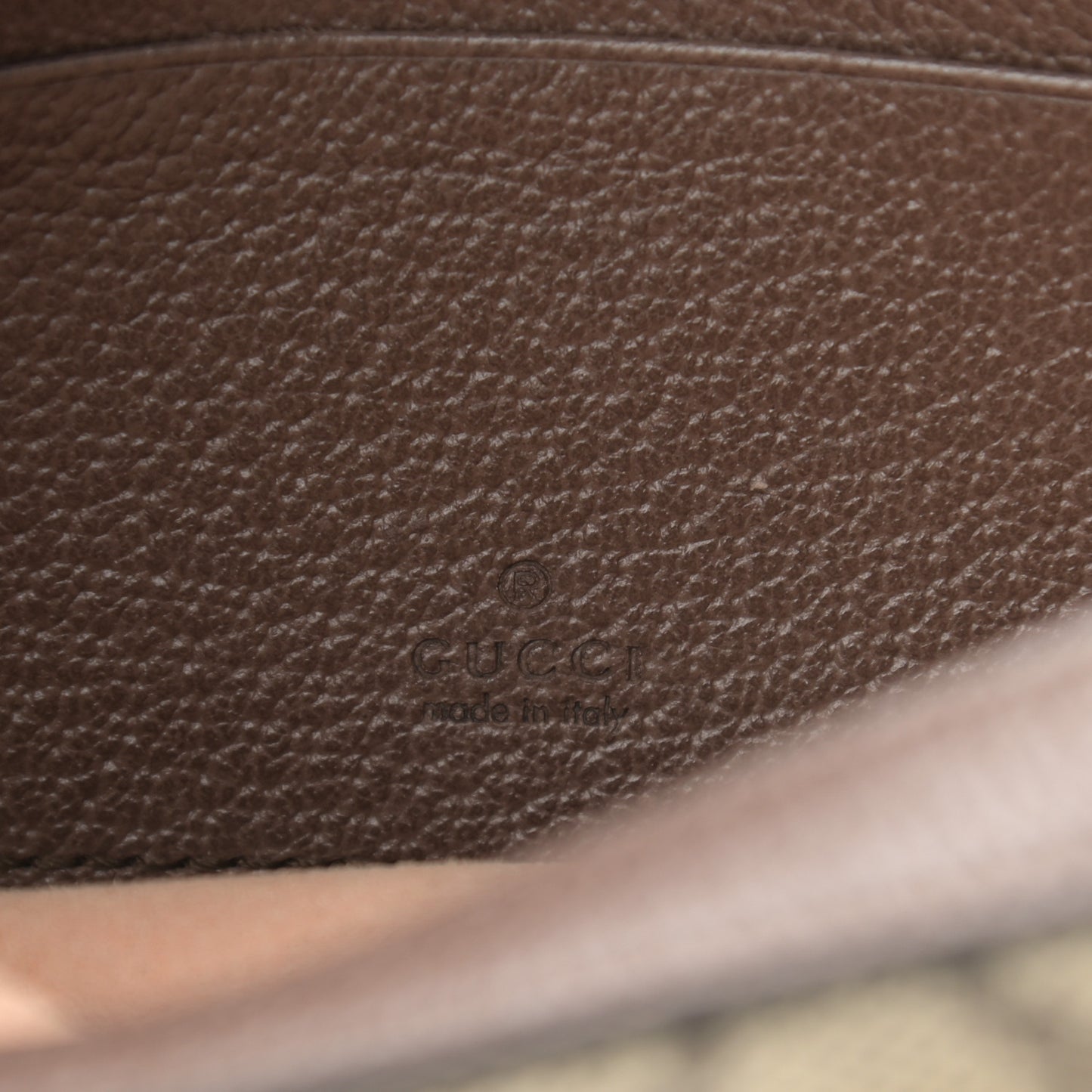 GG Supreme Monogram Textured Calfskin Web Mini Ophidia Half Moon Hobo Beige Ebony New Acero