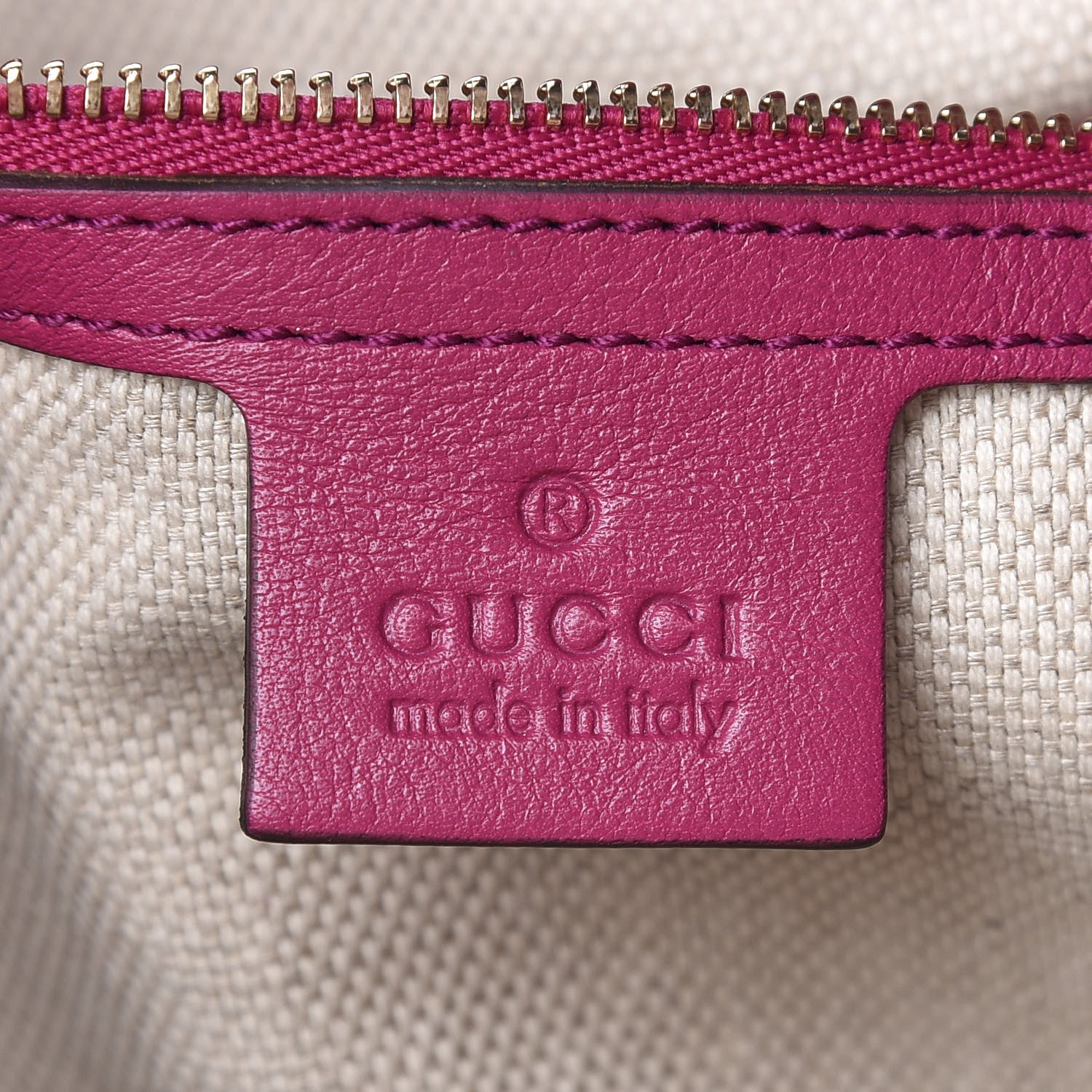 Gucci Vernice Naplack Medium Soho Shoulder Bag Bright Bouganville 6 of 10