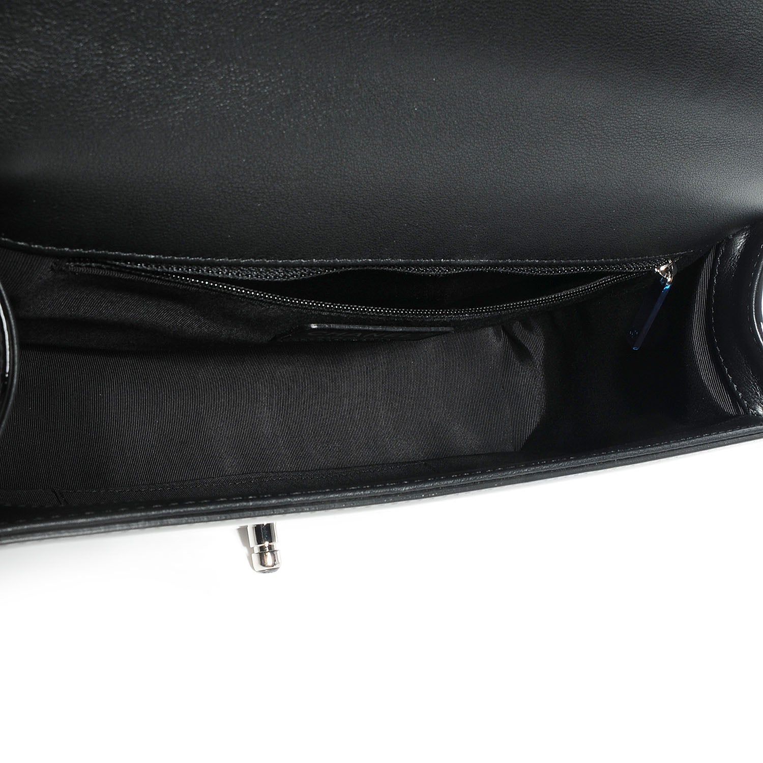 Chanel Patent Medium Boy Flap So Black 7 of 9