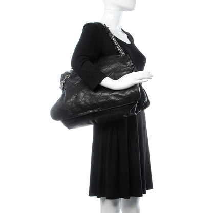 Chanel Calfskin CC Crave Tote Black 2 of 11