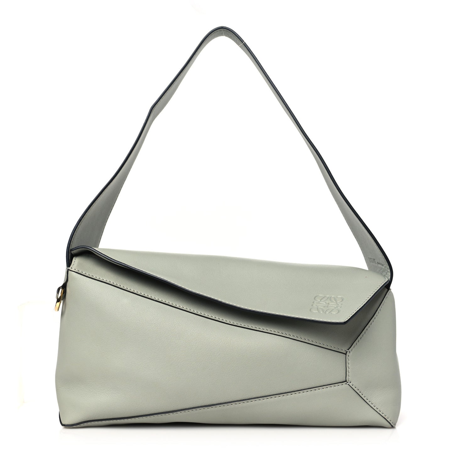 Calfskin Puzzle Hobo Light Celadon