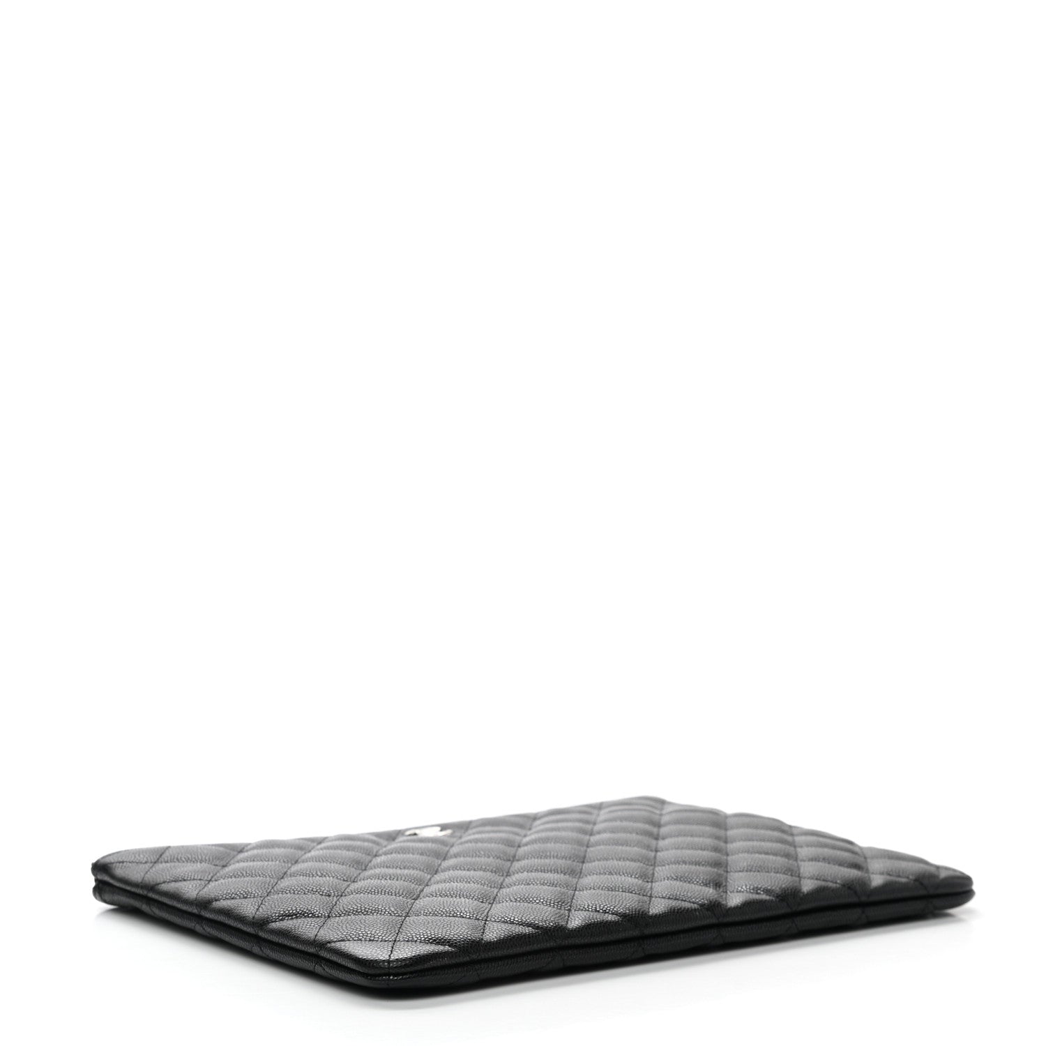 Chanel Caviar Quilted Medium Cosmetic Case Black 4 of 8