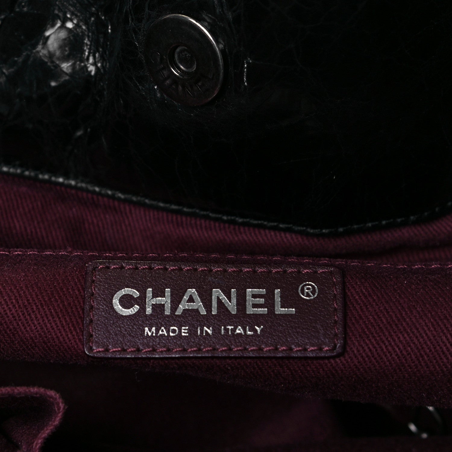 Chanel Iridescent Calfskin In the Mix Tote Black 5 of 6