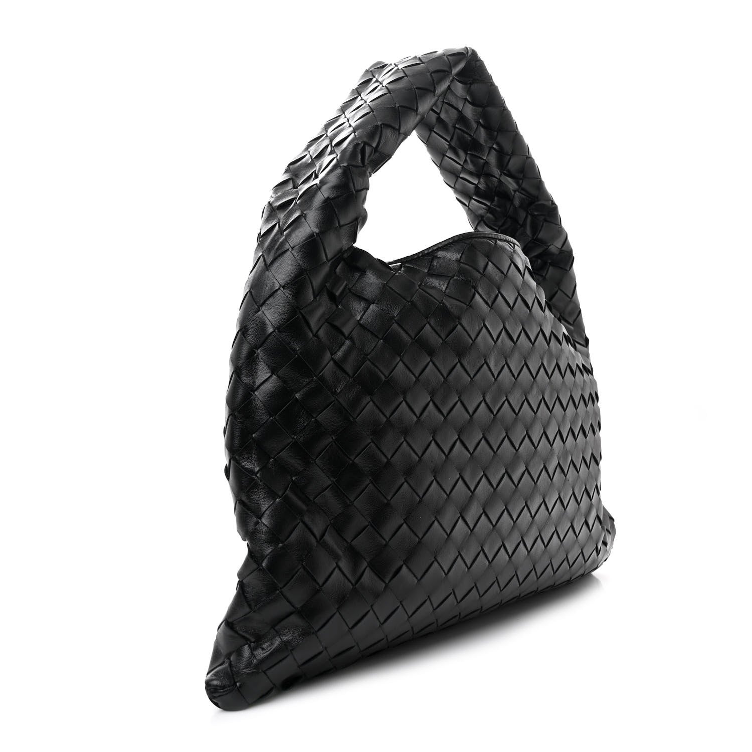 Bottega Veneta Calfskin Intrecciato Small Hop Black 3 of 12