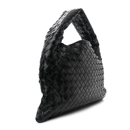 Bottega Veneta Calfskin Intrecciato Small Hop Black 3 of 12