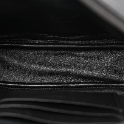 Saint Laurent Grain De Poudre Matelasse Monochrome Monogram Mini Lou Camera Bag Black 5 of 10