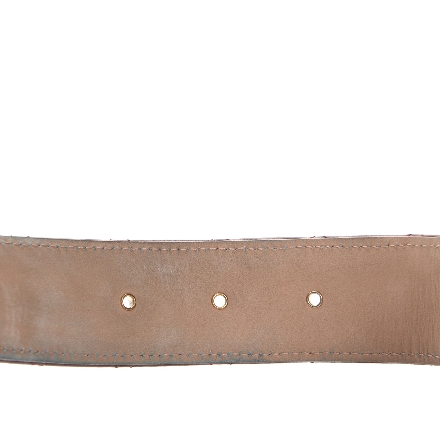 Lambskin Quilted CC Belt 90 36 Bordeaux